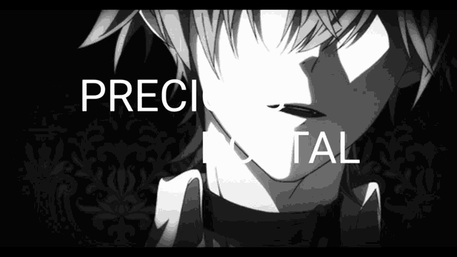 a black and white image of a person with the words " precisiotal " written on the bottom