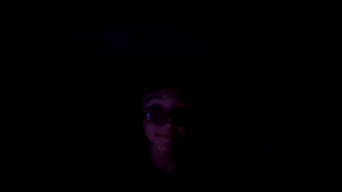 a blurry image of a person making a funny face