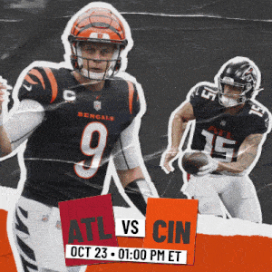 an advertisement for a football game between the bengals and cincinnati