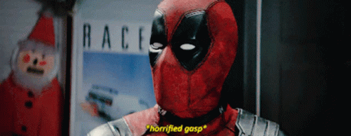 Deadpool Horrified Gasp GIF - Deadpool Horrified Gasp Gasp GIFs