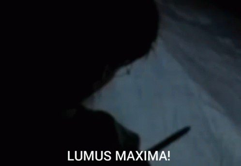 Lumos Maxima Wand GIF - Lumos Maxima Wand Harry Potter GIFs