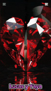 a picture of lucas y yaya with red diamonds