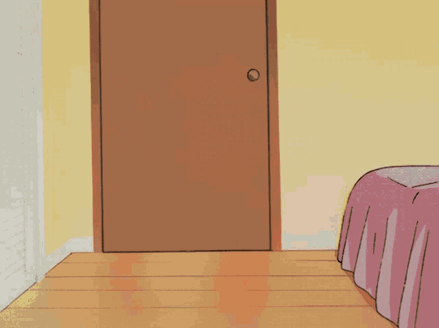 a cartoon of a girl wearing a pair of white slippers