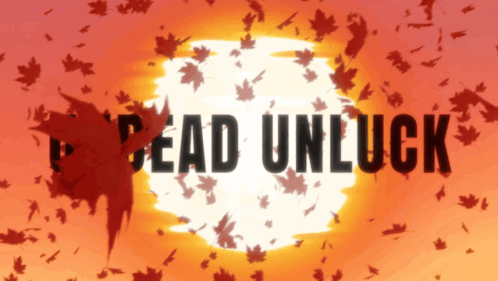 Undead Unluck Logo Autumn Leafs GIF - Undead Unluck Logo Autumn Leafs Undead Unluck Logo GIFs