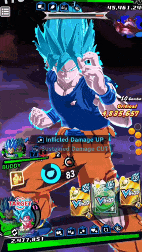 a screenshot of a video game with a character named buddy