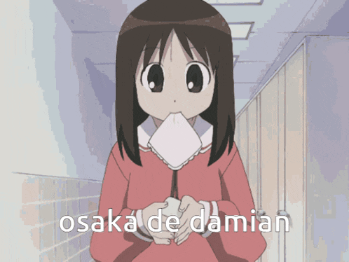 osaka de damian is the name of the anime girl