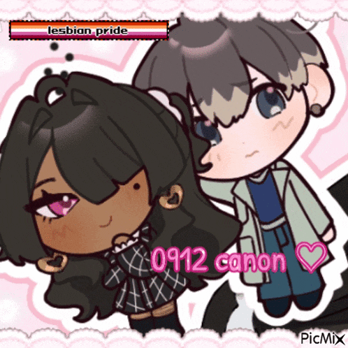 a drawing of a boy and a girl with the year 2012 on the bottom