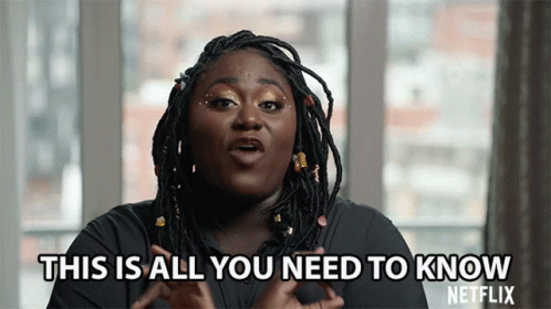 This Is All You Need To Know Advice GIF - This Is All You Need To Know Advice Danielle Brooks GIFs