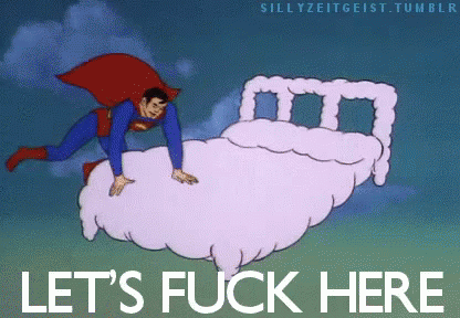 Let'S Fuck Here Superman GIF - Fuck Bed GIFs