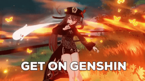 Get On Genshin Genshin Impact GIF - Get On Genshin Genshin Impact Hu Tao GIFs