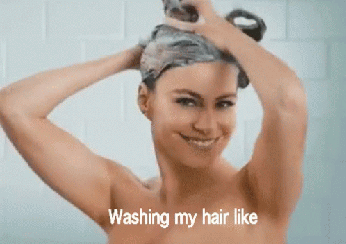 Washing My Hair Like GIF - Wash Hair Washing Hair Washing My Hair GIFs