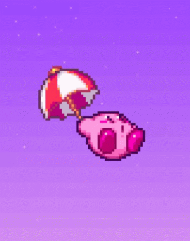 Descent Float GIF - Descent Float Kirby GIFs