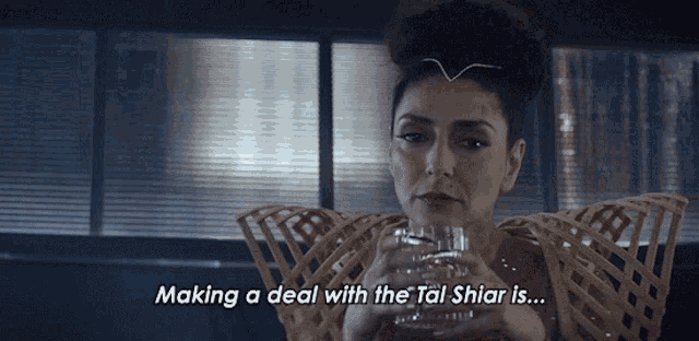 Making A Deal With Tal Shiar Is Always A Pain In The Ass Bjayzl GIF - Making A Deal With Tal Shiar Is Always A Pain In The Ass Bjayzl Star Trek Picard GIFs
