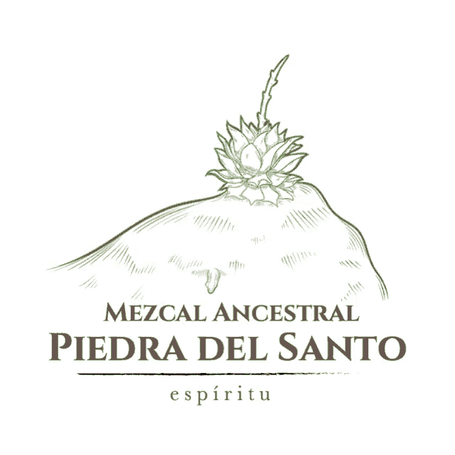 the logo for mezcal ancestral piedra del santo