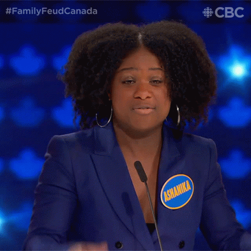 Straighten Up Family Feud Canada GIF - Straighten Up Family Feud Canada Straight Forward GIFs