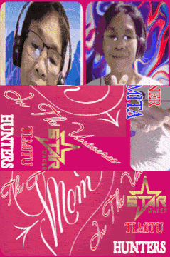 a collage of pictures with the words " the mom for the hunters " at the top