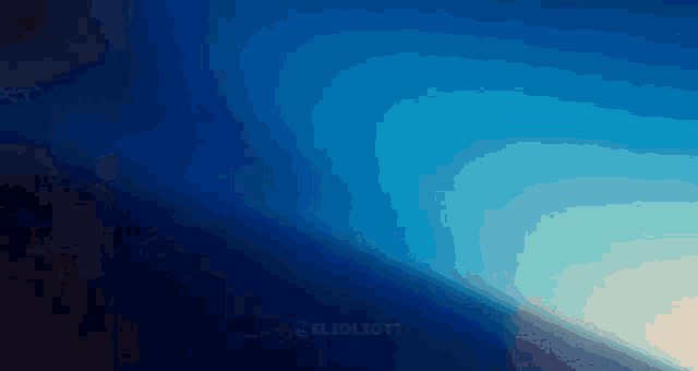 a blue background with celioliott written on the bottom right