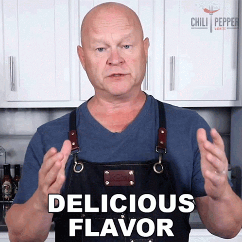 Delicious Flavor Michael Hultquist GIF - Delicious Flavor Michael Hultquist Chili Pepper Madness GIFs
