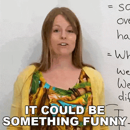 It Could Be Something Funny Emma GIF - It Could Be Something Funny Emma Engvid GIFs