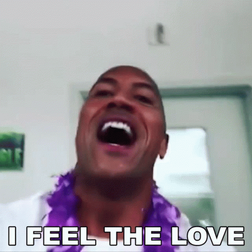I Feel The Love Dwayne Johnson GIF - I Feel The Love Dwayne Johnson Seven Bucks GIFs