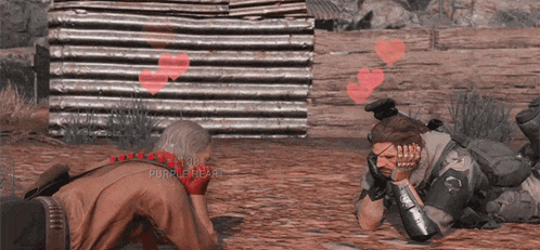 purple heart is written on the back of a man