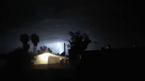 Stormin Night Time GIF - Stormin Night Time Lightning GIFs