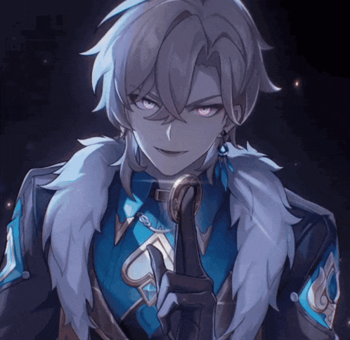 a close up of a person 's face with a sword in their hand