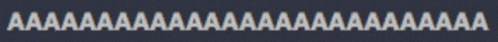 a blue background with a row of white lines that says aa