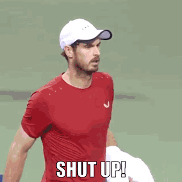 Shut Up Andy Murray GIF - Shut Up Andy Murray Fabio Fognini GIFs