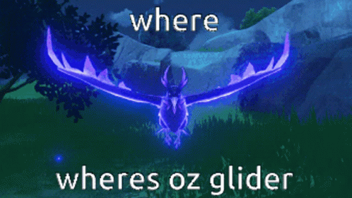 Oz Oz Glider GIF - Oz Oz Glider Genshin Impact GIFs
