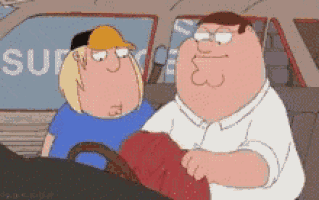 peter griffin and lois griffin from the family guy