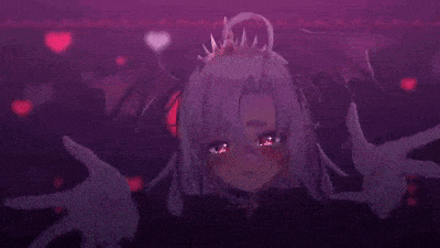 a pixel art of a girl with a crown on her head and wings .