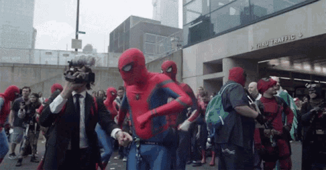 Spiderman Happy Dance GIF - Spiderman Happy Dance Lets Go GIFs