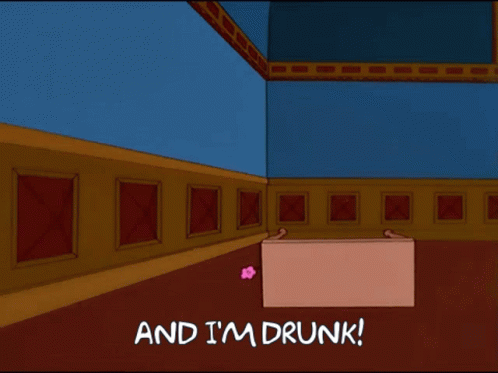 Drunk Homer GIF