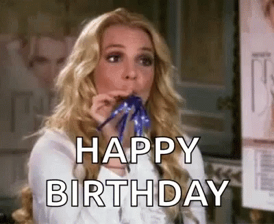 Britney Spears Happy Birthday GIF - Britney Spears Happy Birthday Hbd GIFs