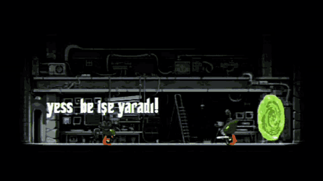 a video game screen says yess he ise yerade