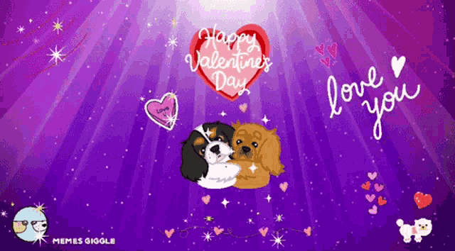 2021happy Valentines Day Dogs GIF - 2021happy Valentines Day Dogs Love GIFs