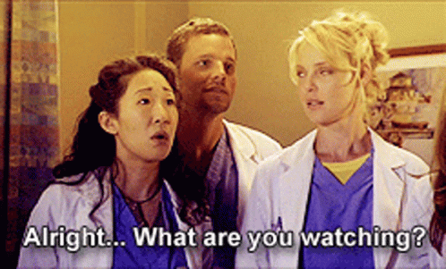 Greys Anatomy Alex Karev GIF - Greys Anatomy Alex Karev Alright What Are You Watching GIFs