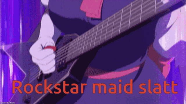 Rockstar Maid Rockstar GIF - Rockstar Maid Rockstar Anime GIFs