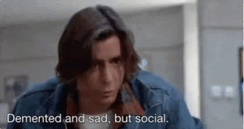Demented And Sad But Social Breakfast Club GIF
