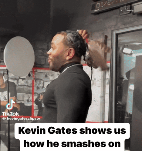 kevin gates shows us how he smashes on the screen