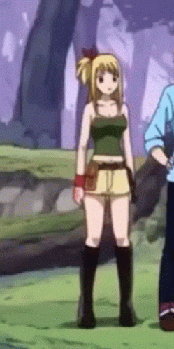 Fairy Tail Lucy Fairy Tail GIF - Fairy Tail Lucy Fairy Tail Shocked GIFs