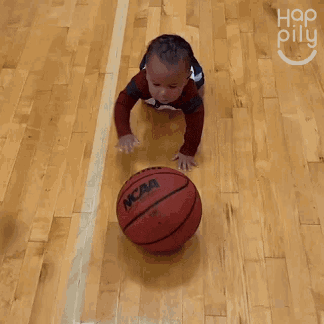 Trying To Get The Ball Happily Crawling GIF - Trying To Get The Ball Happily Crawling Playing Basketball GIFs