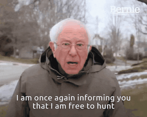 Bernie Sanders Hunt Showdown GIF - Bernie Sanders Hunt Showdown GIFs