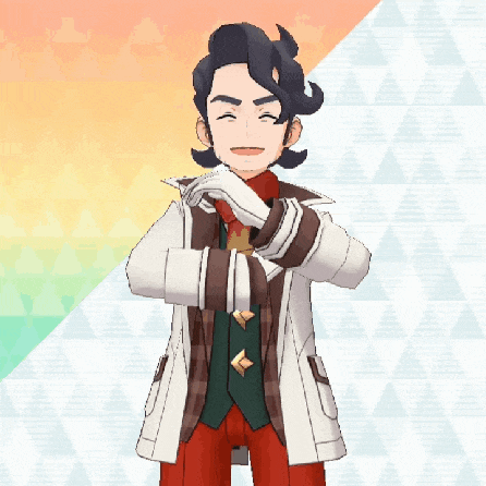 a cartoon character with his arms crossed and a scarf around his neck