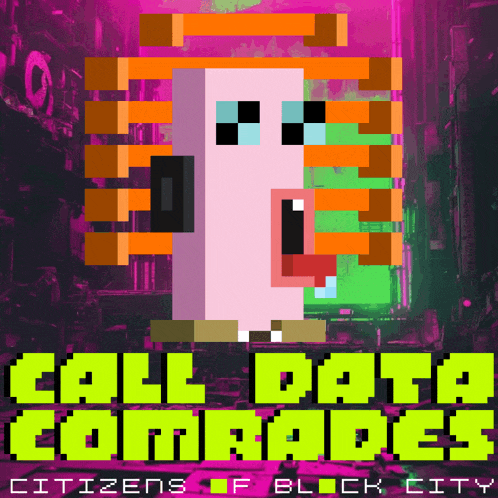 a poster for call of duty comrades shows a pixelated ghost