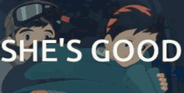 Shes Good Castle In The Sky GIF - Shes Good Castle In The Sky Studio Ghibli GIFs