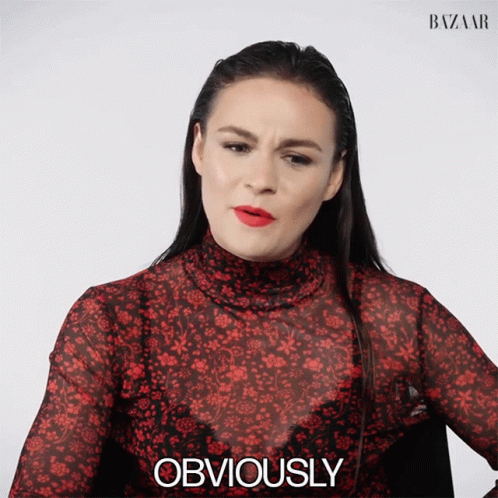 Obviously Sophie Skelton GIF - Obviously Sophie Skelton Harpers Bazaar GIFs
