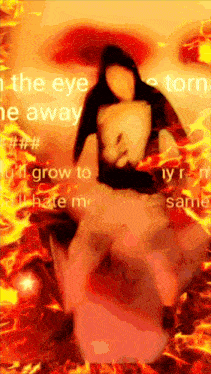 a picture of a penguin with the words " the eye he away " written on it