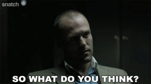 So What Do You Think Turkish GIF - So What Do You Think Turkish Jason Statham GIFs